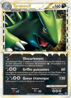 Carte Pokémon Tyranocif 88 — Déchaînement