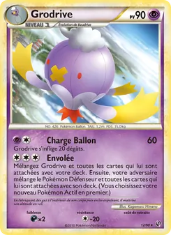 Carte Pokémon Grodrive 12 — Indomptable