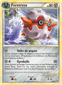 Carte Pokémon Foretress 13 — Indomptable
