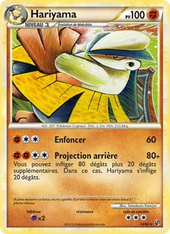 Carte Pokémon Hariyama 14 — Indomptable