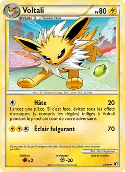 Carte Pokémon Voltali 28