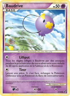 Carte Pokémon Baudrive 46