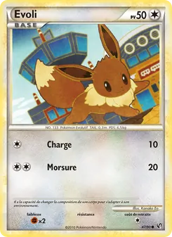 Carte Pokémon Evoli 47