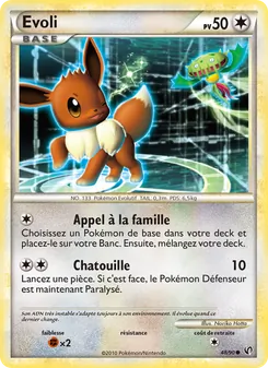 Carte Pokémon Evoli 48