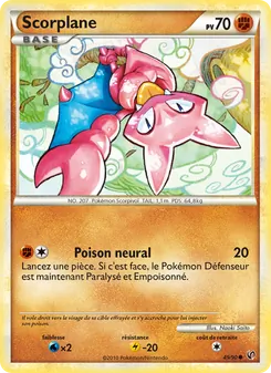 Carte Pokémon Scorplane 49