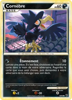 Carte Pokémon Cornebre 58