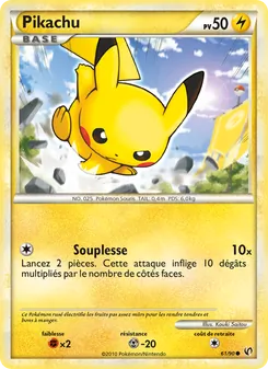 Carte Pokémon Pikachu 61