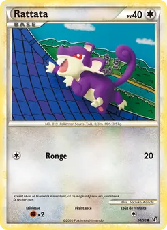 Carte Pokémon Rattata 64