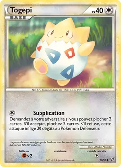 Carte Pokémon Togepi 70