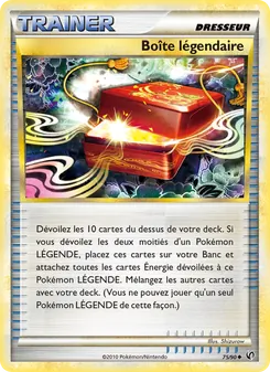 Carte Pokémon Boîte légendaire 75