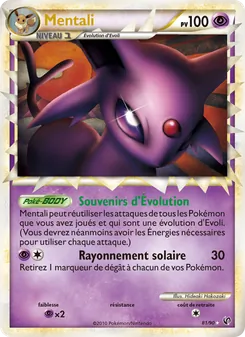 Carte Pokémon Mentali 81