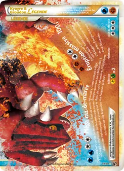 Carte Pokémon Kyogre & Groudon LÉGENDE 88