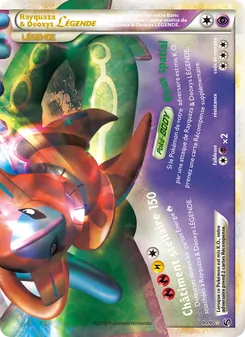 Carte Pokémon Rayquaza & Deoxys LÉGENDE 90
