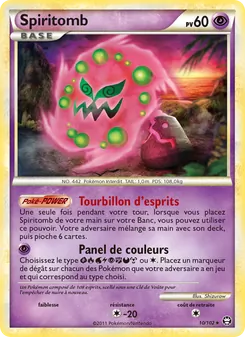Carte Pokémon Spiritomb 10