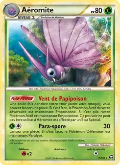 Carte Pokémon Aéromite 11