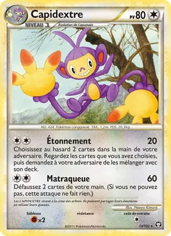 Carte Pokémon Capidextre 13