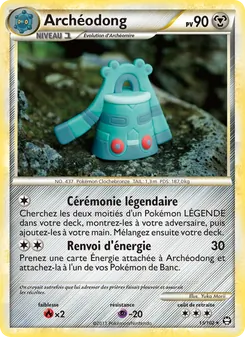 Carte Pokémon Archéodong 15