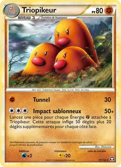 Carte Pokémon Triopikeur 19