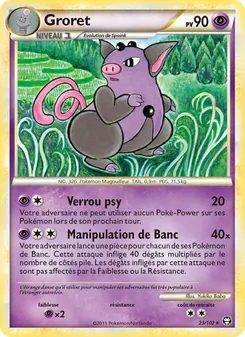 Carte Pokémon Groret 23