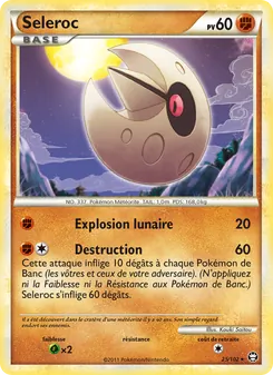 Carte Pokémon Seleroc 25