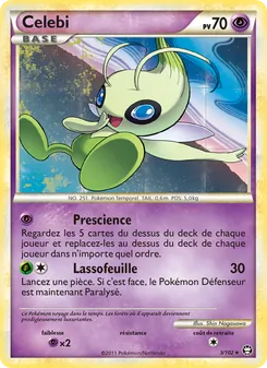 Carte Pokémon Celebi 3