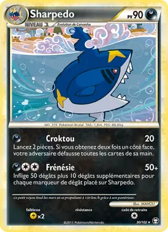Carte Pokémon Sharpedo 30