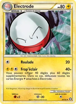 Carte Pokémon Electrode 34
