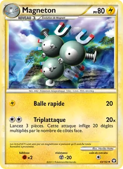 Carte Pokémon Magneton 43