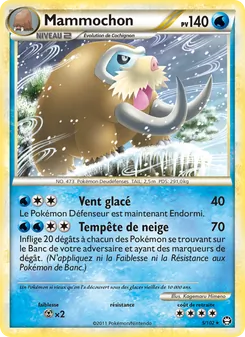 Carte Pokémon Mammochon 5