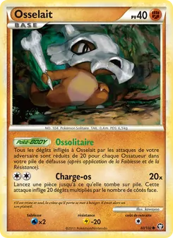 Carte Pokémon Osselait 60