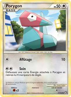 Carte Pokémon Porygon 73