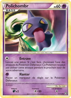Carte Pokémon Polichombr 75