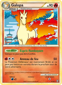 Carte Pokémon Galopa 8
