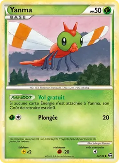 Carte Pokémon Yanma 84