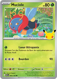 Carte Pokémon Muciole 003 — 30ᵉ Anniversaire