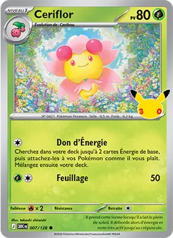 Carte Pokémon Ceriflor 007 — 30ᵉ Anniversaire
