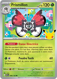 Carte Pokémon Prismillon 008 — 30ᵉ Anniversaire