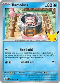 Carte Pokémon Ramoloss 016 — 30ᵉ Anniversaire