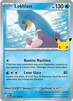 Carte Pokémon Lokhlass 017 — 30ᵉ Anniversaire