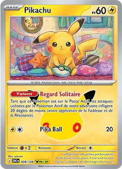 Carte Pokémon Pikachu 028 — 30ᵉ Anniversaire