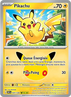Carte Pokémon Pikachu 037 — 30ᵉ Anniversaire