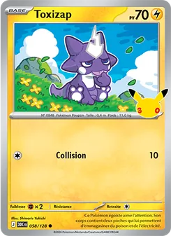 Carte Pokémon Toxizap 058 — 30ᵉ Anniversaire