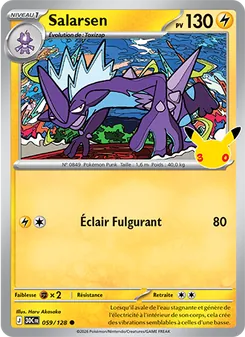 Carte Pokémon Salarsen 059 — 30ᵉ Anniversaire