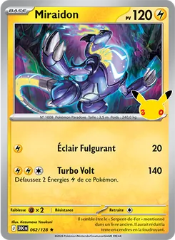 Carte Pokémon Miraidon 062 — 30ᵉ Anniversaire