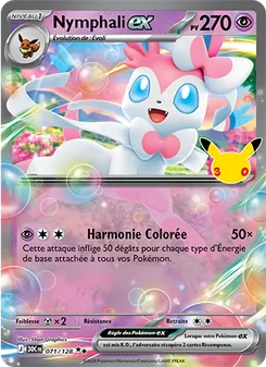 Carte Pokémon Nymphali-ex 071 — 30ᵉ Anniversaire