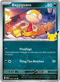 Carte Pokémon Baggiguane 094 — 30ᵉ Anniversaire