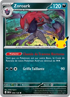 Carte Pokémon Zoroark 096 — 30ᵉ Anniversaire