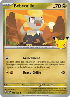 Carte Pokémon Bébécaille 110 — 30ᵉ Anniversaire
