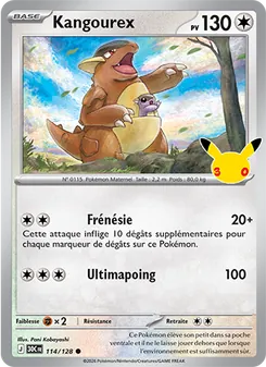 Carte Pokémon Kangourex 114 — 30ᵉ Anniversaire