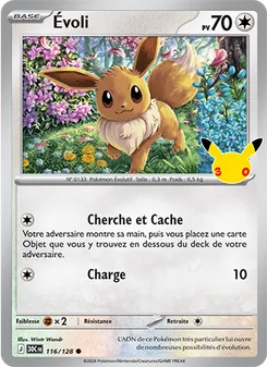 Carte Pokémon Évoli 116 — 30ᵉ Anniversaire